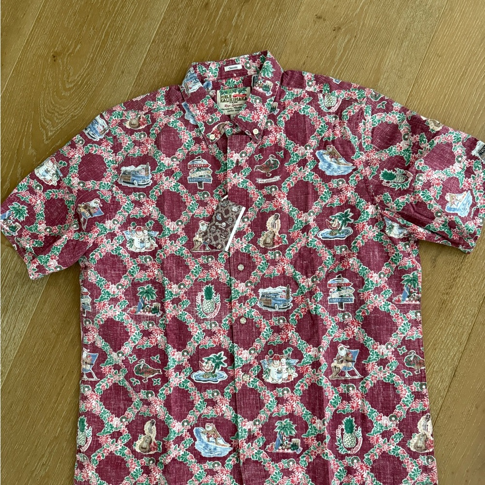 Reyn Spooner Christmas Holiday Hawaiian Shirt